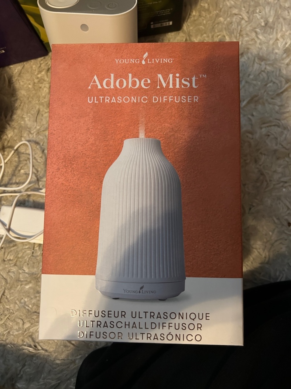 Young Living Adobe Mist Ultrasonic Diffuser - White